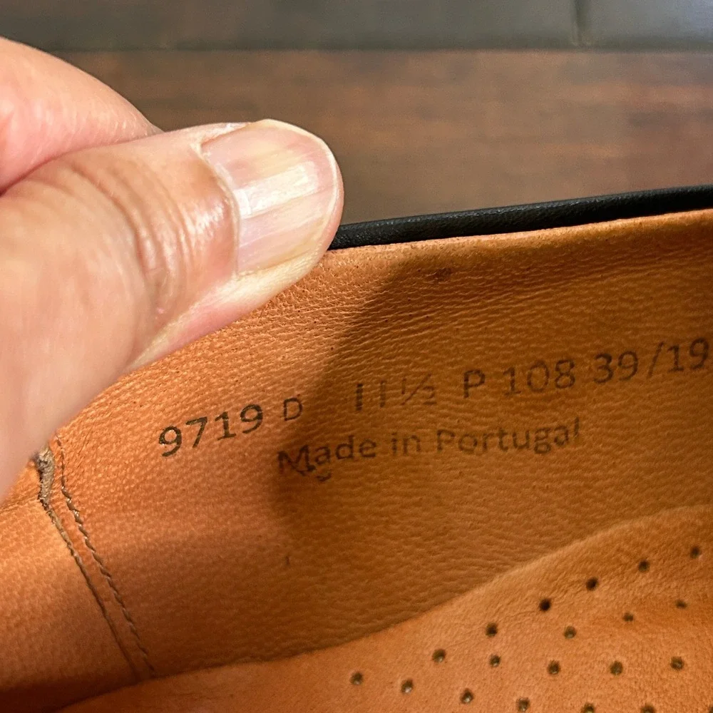 NWOB Wolf & Shepherd Ringer Penny Loafer‎ Men's 11.5 Black Minimalist Old Money